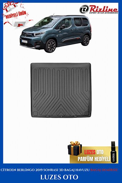 Rizline Citroen Berlingo 3D Bagaj Havuzu Bagaj Demirsiz 2025 Model Uyumlu