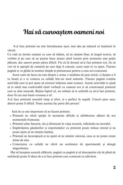 Cotomag Friendship Journal - Simple Steps to Making Friends / Socialization and Development