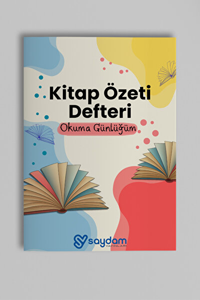 Saydam Yayınları Kitap Özeti Defteri | 44 Sayfa 21 Kitaplık Okuma Günlüğü | 1...
