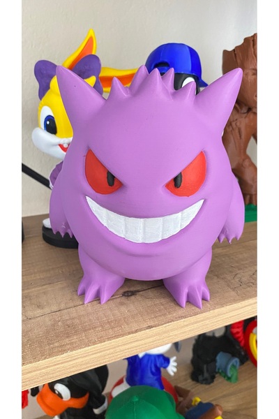 Eva shopping Gengar pokemon figürü koleksiyon oyuncak