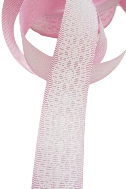 ForWhat Κορδέλα εμφάνισης δαντέλας ροζ ταφτά 10MT 25mm για γραφείο, σπίτι, χόμπι, εργαστήριο ραπτικής