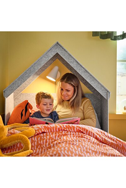 IKEA SLÄKT Bed accessory, house shaped/grey