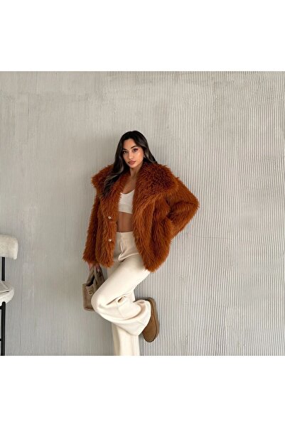 Moda Lounge İthal Premium Lolita Kürk Ekstra Geniş Yaka