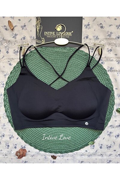 İntive Lingerie Mira, fără cusături, ușor căptușit, cu bretele duble, fără br...