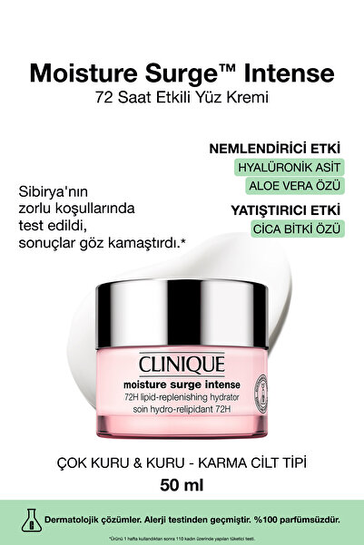 Clinique Güçlendirilmiş Yeni Jel Formüllü 72 Saat Yoğun Nemlendirici Yüz Krem...