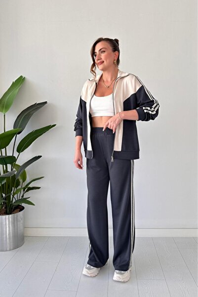 MaziButik Sim Biyeli Double Suit Anthracite