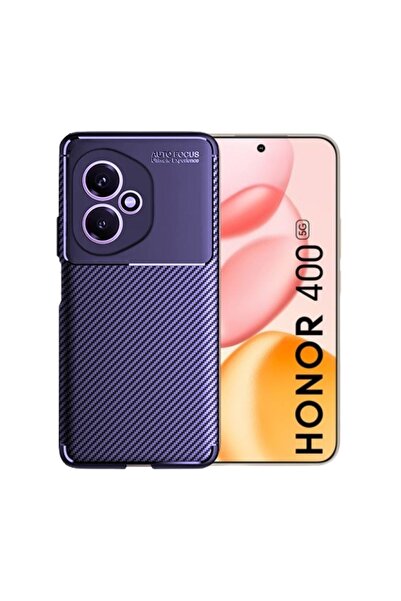 HANPORIUM Honor 400 Uyumlu Silikon Kılıf Karbon Desenli Darbe Emici Autofocus...