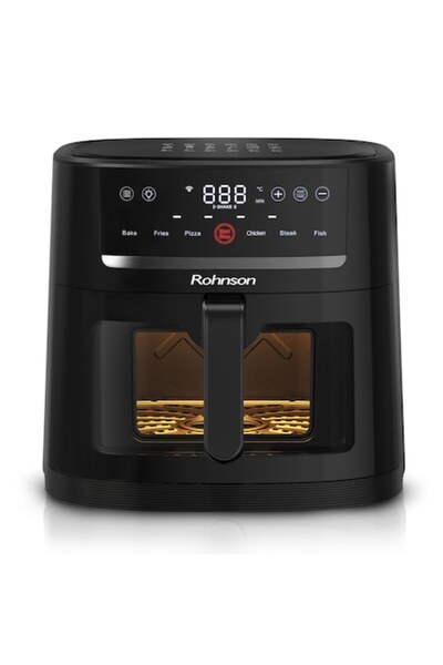 ROHNSON R2804 Air Fryer, 6L, 1500W, Digital LED Touch Panel