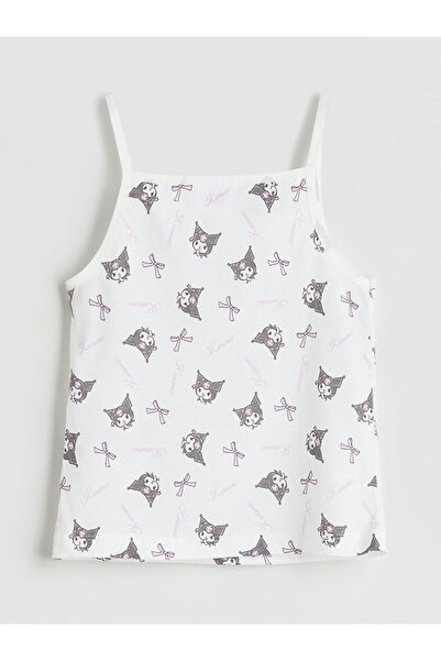 LC Waikiki Square Collar Kuromi Printed Girl's Undershirt 2-Piece