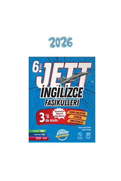 Bes Yayınları 6.Sınıf Jett İngilizce Fasiküller 2025-2026 ( Maarif Modeli )