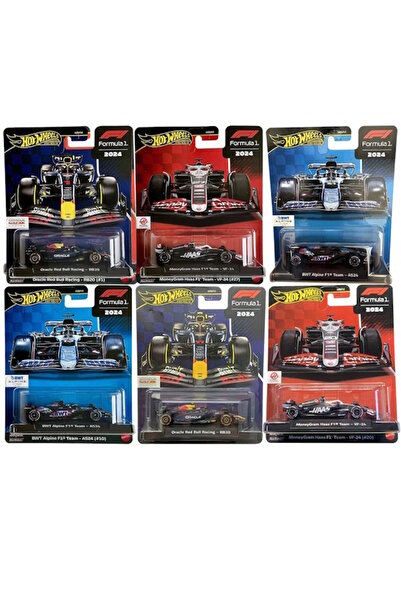HOT WHEELS Premium Formula 1 2024 - Mix 1 Full Set