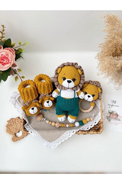 BABYBOUTİQUEHOUSE amigurumi aslan set
