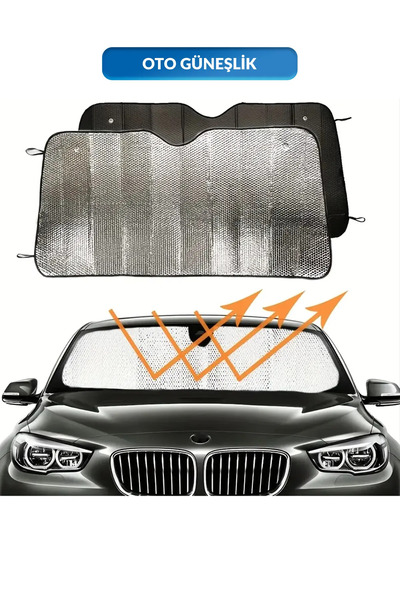 Kanonik Education Parasolar pliabil pentru parbriz, perdea auto anti-încălzir...