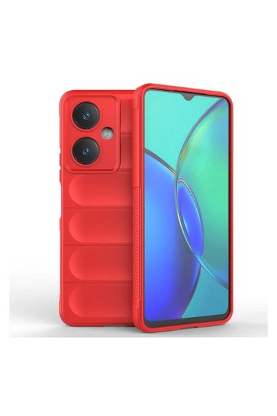HANPORIUM حافظة سيليكون متوافقة مع هاتف Vivo Y27 - غطاء وسادة هوائية مرن من ا...