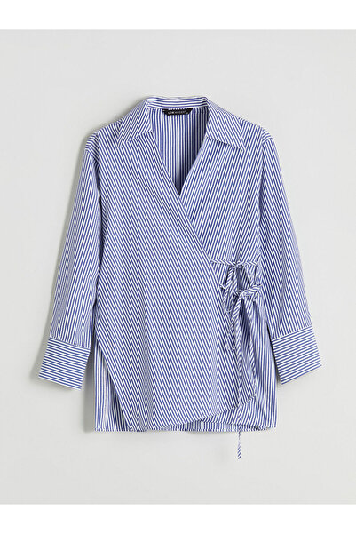 LC Waikiki Beli Bağlamalı Kadın Gömlek Tunik