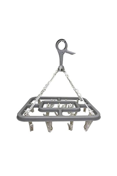 FRANDIS Hanger Dryer for Laundry and Socks with 18 Clips, Frandis, Plastic