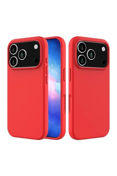 HANPORIUM حافظة سيليكون متوافقة مع هاتف Apple iPhone 17 Pro - غطاء حماية كامل...