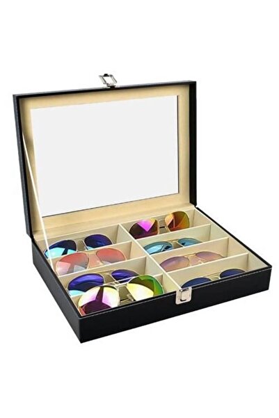 KESNUP Cutie pentru depozitarea ochelarilor 34 x 24,5 x 7,5 cm Negru