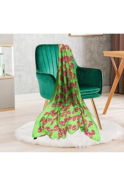 Generic Lubnas Womens 100% Large Mulberry Silk Feel Long Satin Patterned & Solid Color Scarves for Women