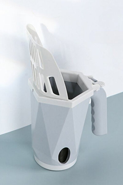 SİLVERROOM 1 Dakikada Kedi Kumu Temizleme Dışkı Toplama Poşet Hazneli Kürek T...