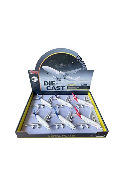 NW NessiWorld Nessiworld Hw-A380 Cb Lighted-Sound Metal Passenger Aircraft