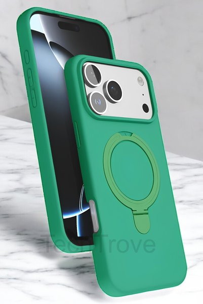 TechTrove حافظة لهاتف ابل ايفون 17 برو ماكس بتصميم ناعم وغطاء مخملي داخلي مع ...