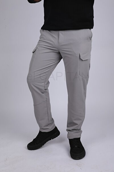 El Capitan Tactical Outdoor Erkek Taktik Pantolon – Çok Cepli, Likralı, Su İtici Kumaş