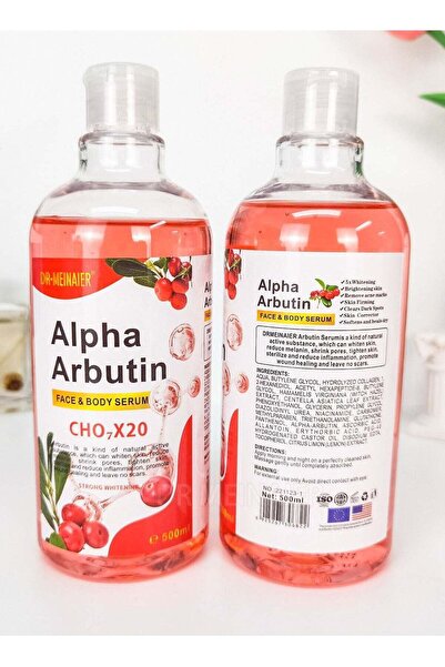 DR MEINAIER سيروم ألفا أربوتين للوجه والجسم من دكتور ميناير ١٠٠٪؜ ٥٠٠ مل