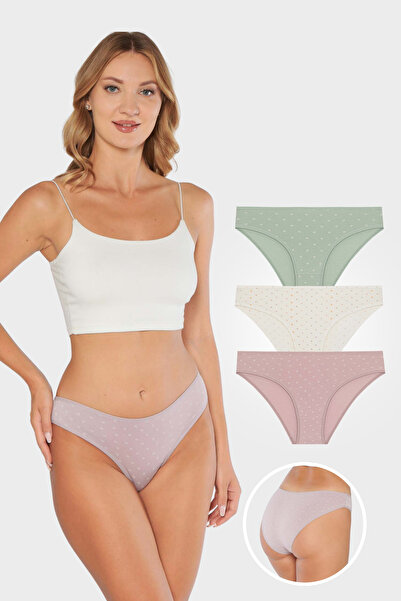 Gawzera بيكيني بيراك 11838 ستاندرد مكون من 3 قطع، ملابس داخلية مريحة وأنيقة