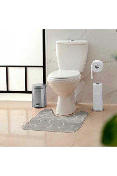 FRANDIS WC Contour Rug, Frandis, Anti-slip, Absorbent, 50x50 cm, Beige Sand