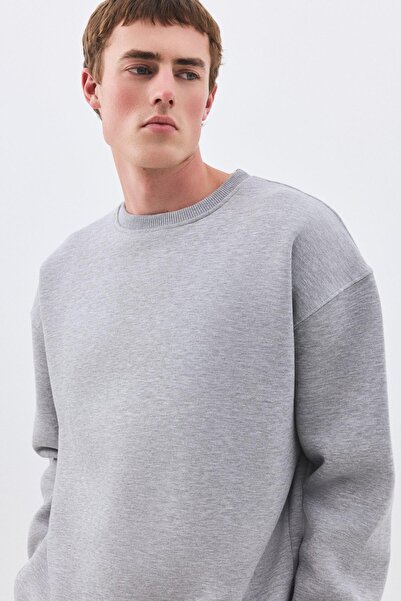 Trendiz Men's Premium Crew Neck Sweatshirt Grimelanj 2031