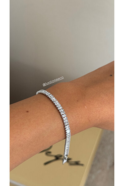 LUXSTONE سوار الممر المائي الفضي