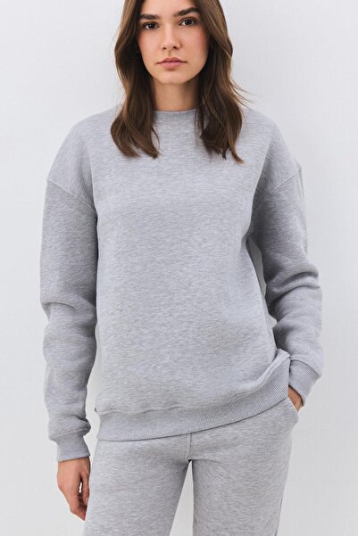 Trendiz Women's Premium Crew Neck Sweatshirt Grimelanj 2031