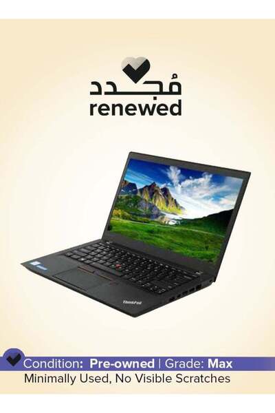 LENOVO Renewed - ThinkPad T460 With 14-Inch FHD Display, Core i5 Processor, 6th Generation, 8GB RAM, 256GB