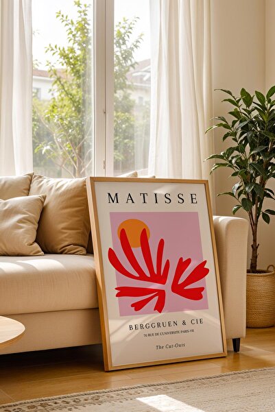Saturn Henri Matisse the Cut-Outs Framed Painting - Eclectic Style Wall Decor