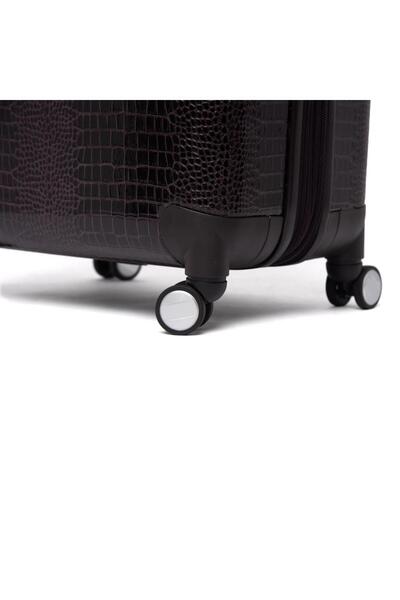 D Dive Leather Travel Bag (Coffee) Crocodile