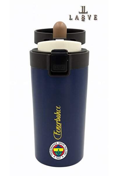 Fenerbahçe Special Series Licensed Steel Thermos Lockable Mug with Lid 400ml New Season