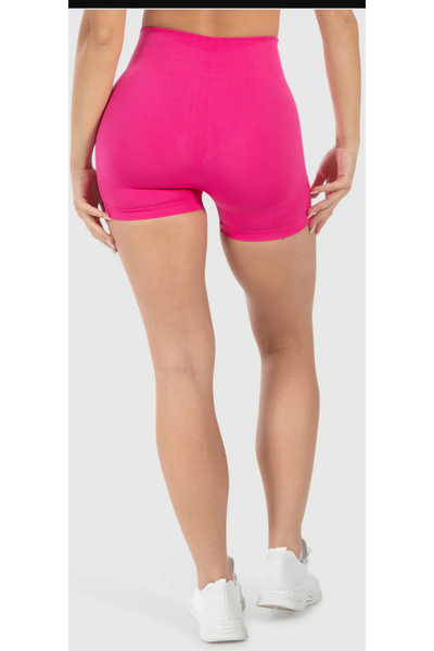 BK Yüksek bel mini boy push up spor fitnes şort