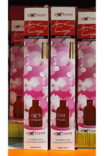 BAMBU ÇUBUKLU ODA PARFÜMÜ JAPON KİRAZ ÇİÇEĞİ 1 adet