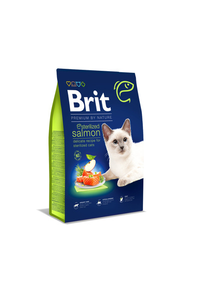 Brit Care Premium By Nature Kısırlaştırılmış Kediler İçin, Somon Balıklı Mama...