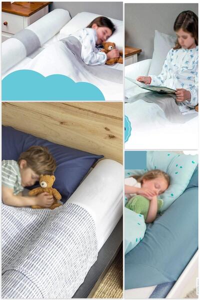 Wellgro 140 cm Sponge Bed Barrier, Children's Bed Edge Guard