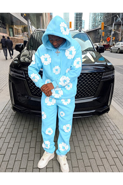 CLASSY.MODA Ανδρικό κοστούμι με ανάγλυφο σχέδιο με 3 κλωστές |   Ποιοτικό και μοντέρνο αθλητικό στυλ για καθημερινή άνετη χρήση