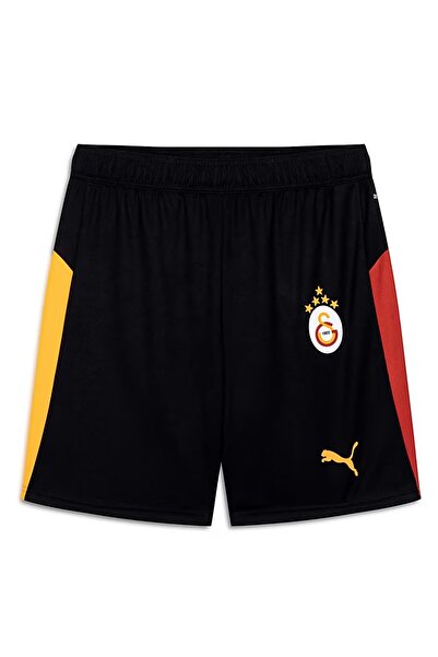 Galatasaray S.K. Shorts 25/26 Home Patch Shorts Men's Football Shorts Black