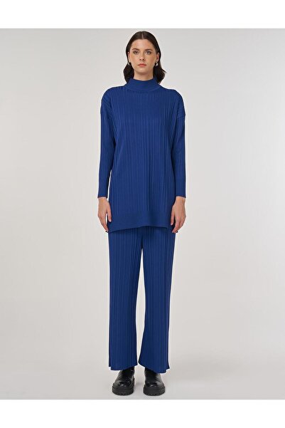 Kayra Relaxed Fit Knitwear Trousers Indigo