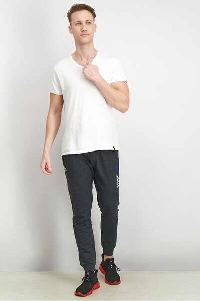 RBX Men Sport Fit Active Jogger Pants, Anthra Melange