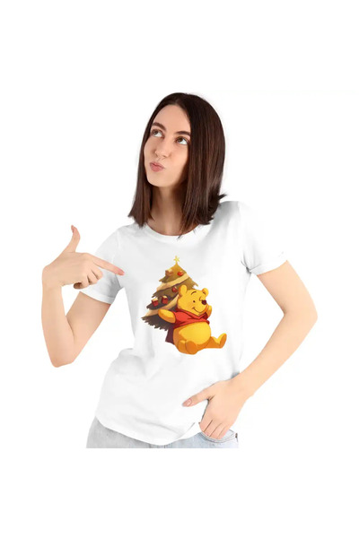 OEM Tricou Femei Winnie the Pooh Craciun Puh Sarbatori