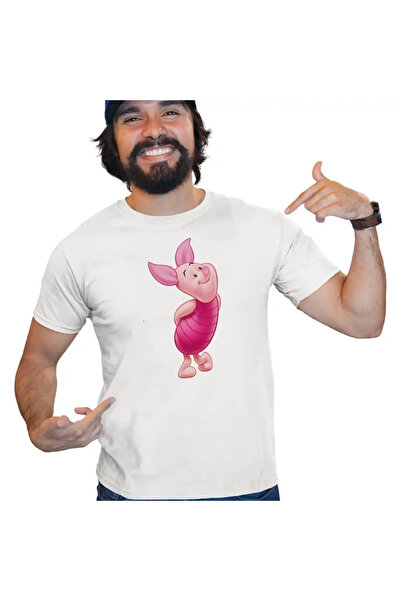 OEM Tricou Barbati Purcelusul Piglet Ursuletul Winnie the Pooh Puh