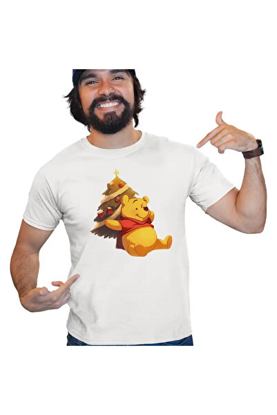 OEM Tricou Barbati Winnie the Pooh Craciun Puh Sarbatori