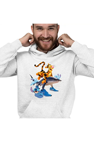 OEM Hanorac Barbati Tigger Tralalero Tralala Stitch Tigru Rechin