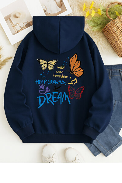 CLASSY.MODA Hanorac unisex imprimat cu glugă |   Stil modern casual cu model ...